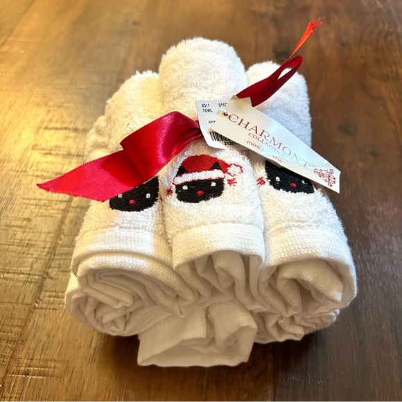 Kitty Klaus 6 pack wash clothes, NWT - Picture 3 of 7